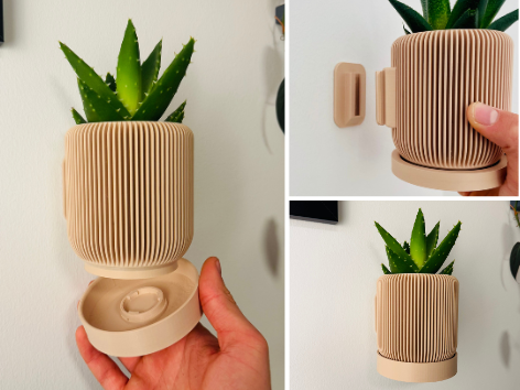 Maceta Moderna de Pared