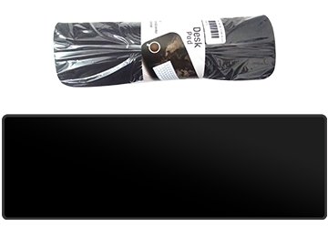 Pad Mouse Cdtek Bigg Liso 90x28cm 3mm Espesor Negro