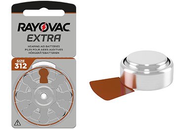 Pila Pr41 Za-312 312 Rayovac 1.45v Audiopatia Audifono Audiologia Aire-zinc X Unidad