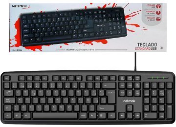Teclado Netmak Nm-kb586u Estandar Usb